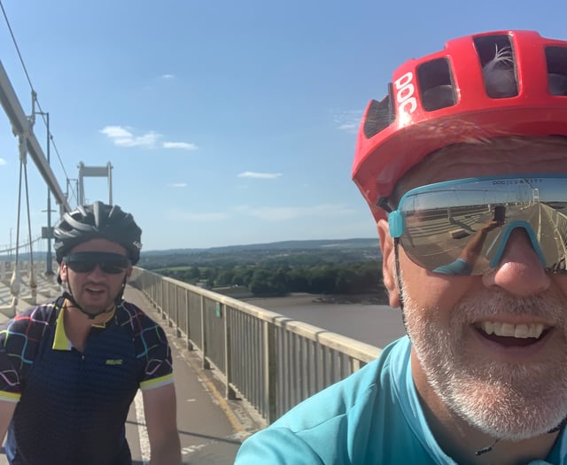 Huw and Howard to take on 273-mile challenge for Brecon Foodbank