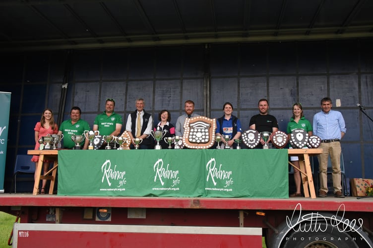 Top table at Radnor YFC Rally