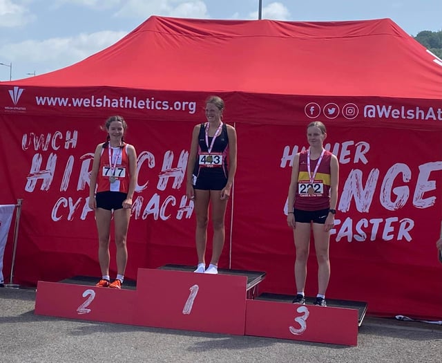 Brecon students win medals at national Track and Field Championships 