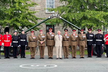 Why did King Charles visit the Brecon Barracks?