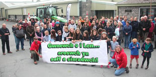 Len's Light Tractor Relay calls in at Rhayader and Builth Wells