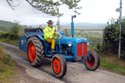 Nantmel Tractor Run defies forecast to raise charity funds