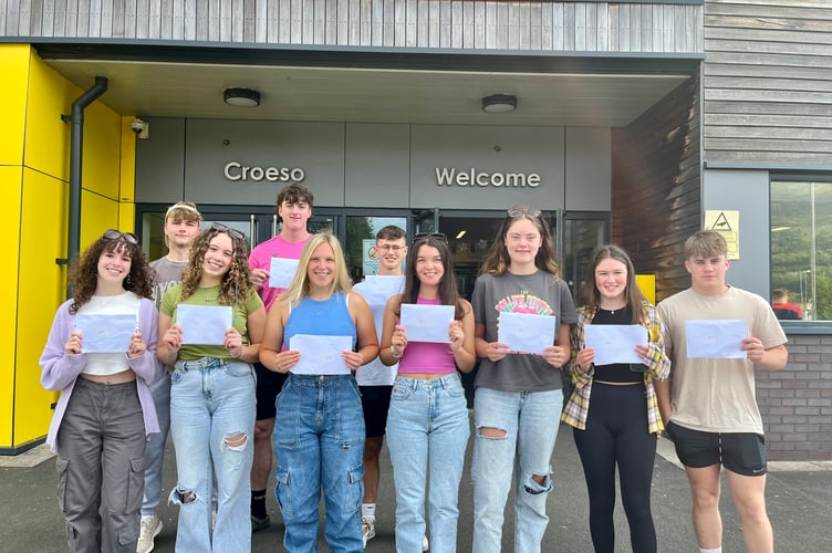 Ysgol Maesydderwen A-level results 2023