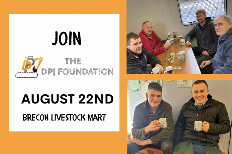 The DPJ Foundation at Brecon Livestock Market