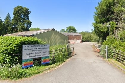 Plans to turn former council depot in Presteigne into storage facility