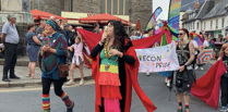 VIDEO: Brecon's first Pride parade takes to the streets