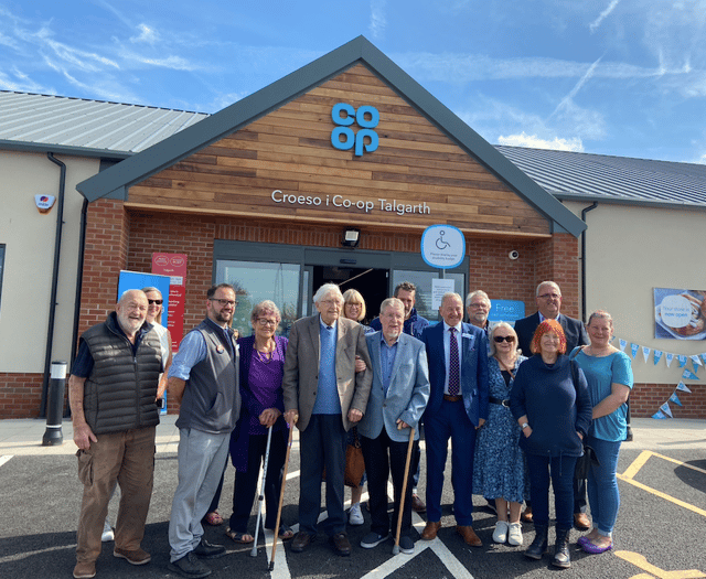 VIDEO: Brand new Co-op store opens in Talgarth