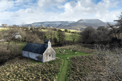 Paving slabs stolen from 13th century Beacons church