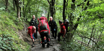 Mountain Rescue Team treat fallen walker in action-packed week