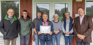 Llanwrtyd Wells celebrates Wales in Bloom success!