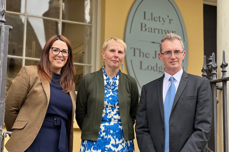 The Judges Lodging was visited by the Secretary of State for Wales, David TC Davies, and MP for Brecon and Radnorshire, Fay Jones. 