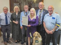 Paws for applause for guide dog Farley!