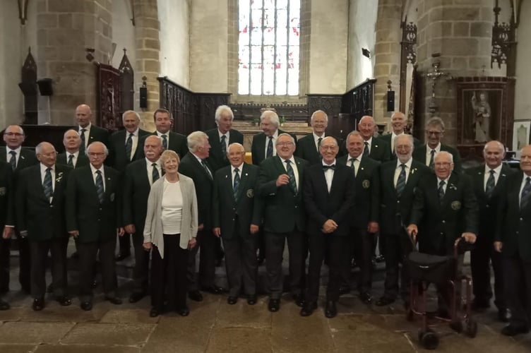 Talgarth choir at Le Conquet