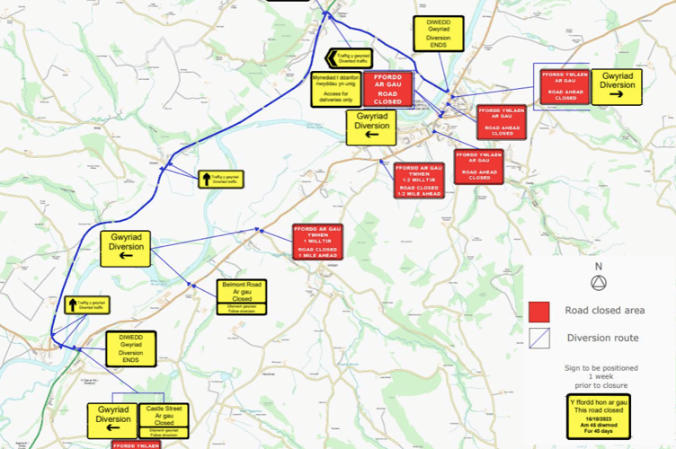 Powys Highways