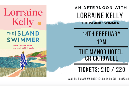 Lorraine Kelly visiting Crickhowell in February