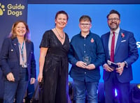 Top award for 12-year-old fundraiser who raised £30,000 for Guide Dogs