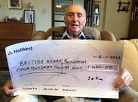 Renowned farmer donates book proceeds to British Heart Foundation