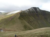 Diversions in place for path up to Pen-y-Fan after footbridge closure