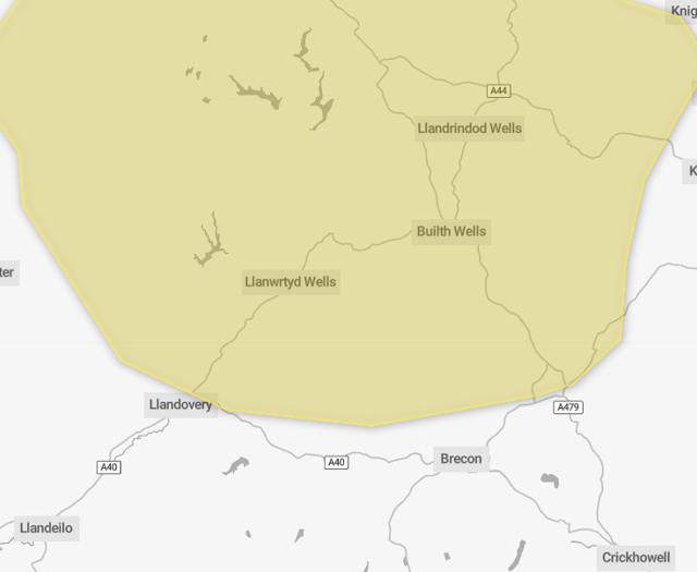 Met Office issues yellow weather warning for Christmas Eve