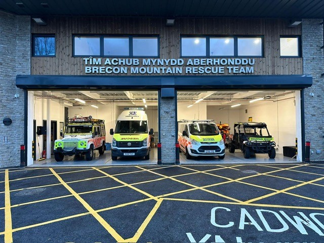 Brecon Mountain Rescue Team moves into new Headquarters