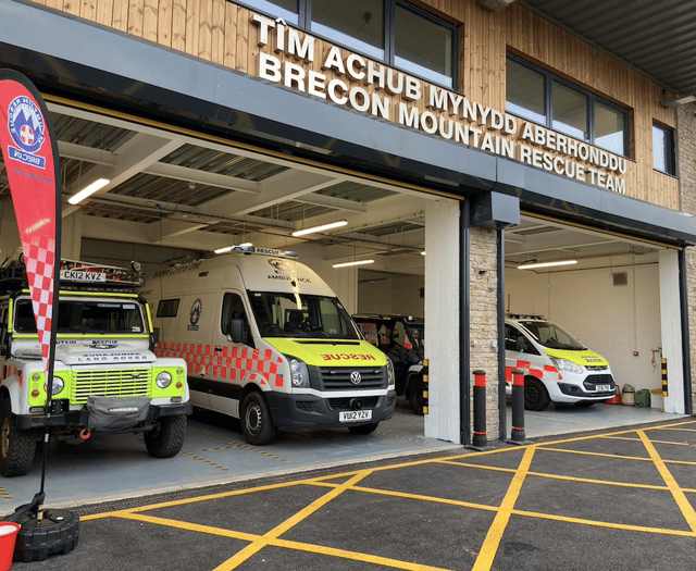 VIDEO: Brecon Mountain Rescue Team celebrate opening of new HQ