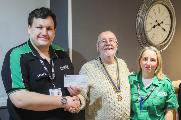 St John Ambulance with Builth Wells Rotary Club