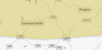 Yellow weather warning for snow issued by Met Office