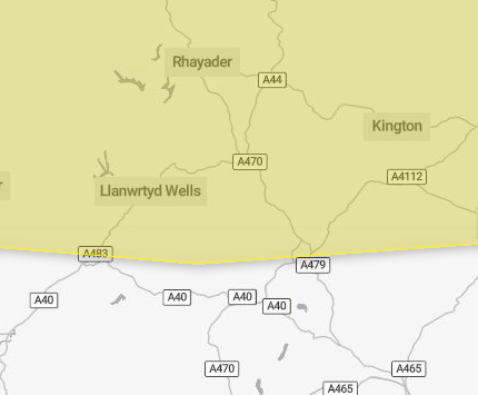 Yellow weather warning for snow issued by Met Office