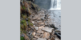 Call for caution at waterfall beauty spot