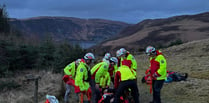 Brecon Mountain Rescue Team respond to injured man