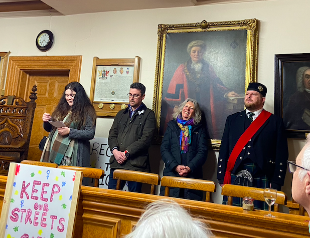 VIDEO: Reclaim the Night walk takes place in Brecon