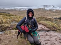 Terrier scales Pen y Fan to raise funds for rescue centre