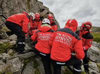 Mountain rescue team assists walker experiencing seizure