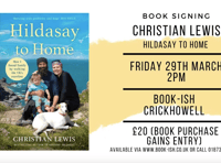 Adventurer Christian Lewis signs books in Crickhowell this Friday