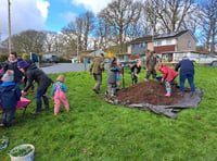 Sennybridge residents create community garden