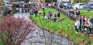 Duck race an Easter Sunday hit