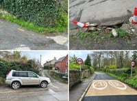 Village in uproar over 'crumbling' neglected main road