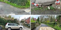 Village in uproar over 'crumbling' neglected main road