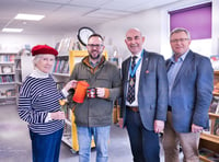 Powys High Sheriff salutes Talgarth Community Library Volunteers