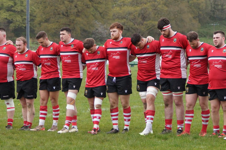 Brecon's team at Newcastle Emlyn