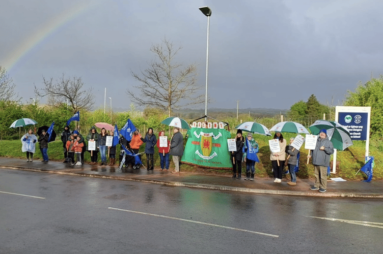 Llangorse Primary School Teacher Strike