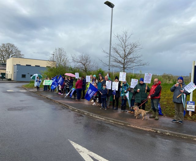 Teachers at Llangors Primary strike over management concerns