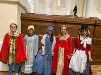 Talgarth pupils step back in time at y Gaer