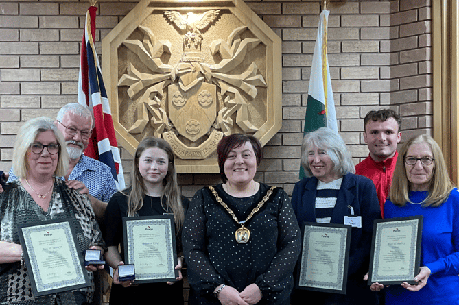The latest Powys residents to receive Silver Kite awards