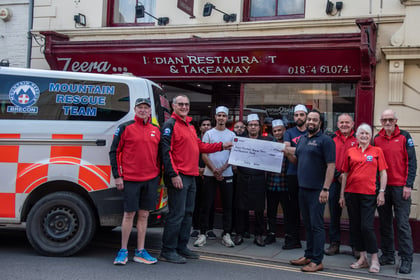 Indian restaurant holds fundraising event for Mountain Rescue Team 