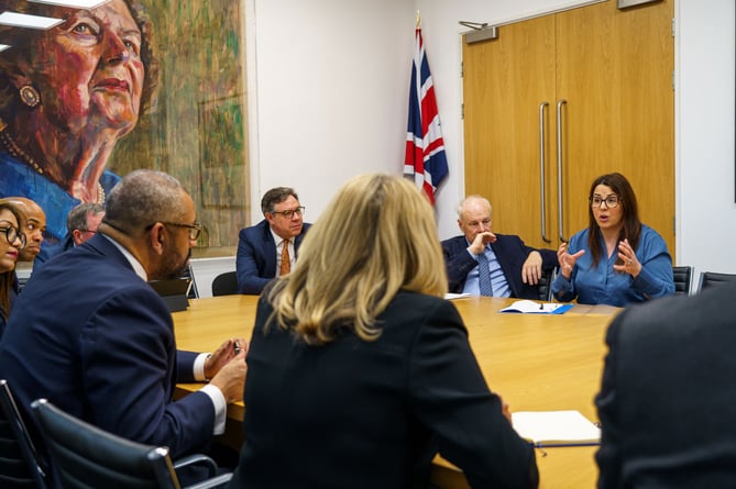 15/05/24 - Westminster, London. The Home Secretary James Cleverly meets with MPs and candidates to discuss rural crime. Picture by Edward Massey / CCHQ
