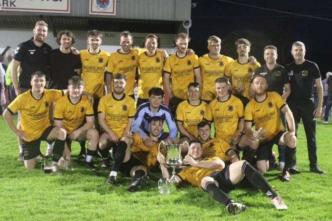 Builth Wells lifted the Aspidistra Radnorshire Cup for the first time