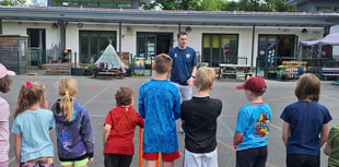 Paralympic gold medallist inspires primary school pupils