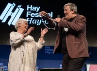 Dame Judi Dench receives inspiring award at Hay Festival  