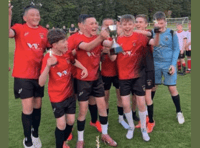 Corries under 13s complete treble